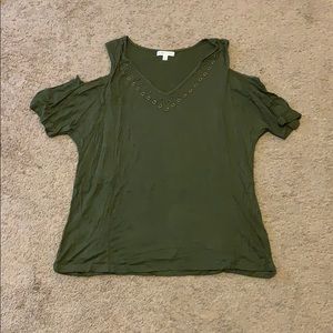 Roommates Shoulder Cut Out Top